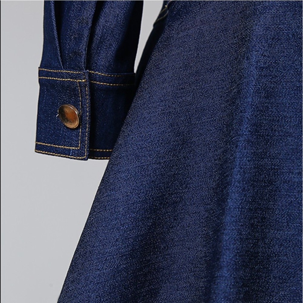 Last two😀Denim plunge contrast stitching - Picture 4 of 4